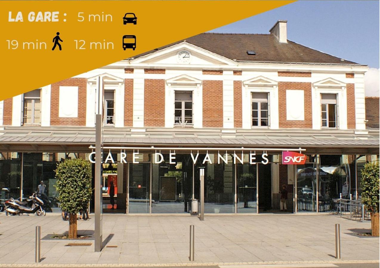 La Pause De Merimee - Jardin - Parking Vannes Exterior photo